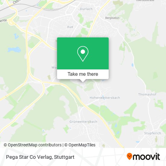 Карта Pega Star Co Verlag