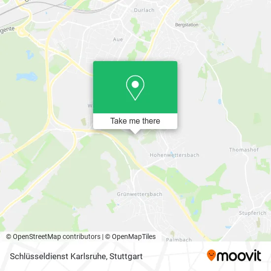 Карта Schlüsseldienst Karlsruhe