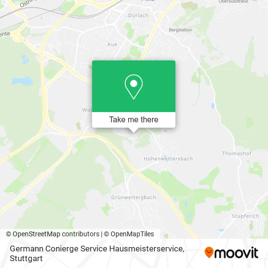 Карта Germann Conierge Service Hausmeisterservice