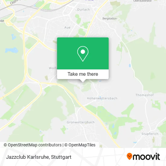 Карта Jazzclub Karlsruhe
