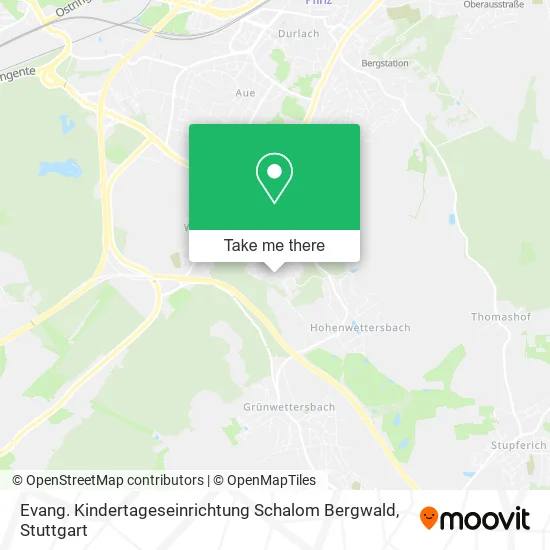 Карта Evang. Kindertageseinrichtung Schalom Bergwald