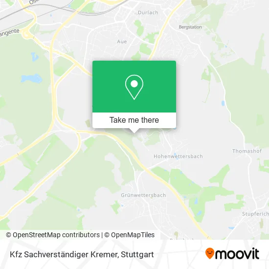 Карта Kfz Sachverständiger Kremer