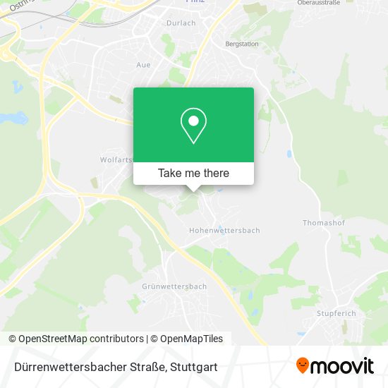 Dürrenwettersbacher Straße map