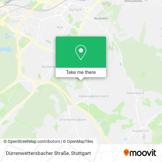 Карта Dürrenwettersbacher Straße