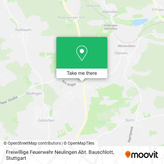 Карта Freiwillige Feuerwehr Neulingen Abt. Bauschlott