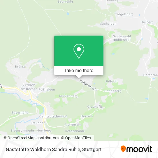 Карта Gaststätte Waldhorn Sandra Rühle