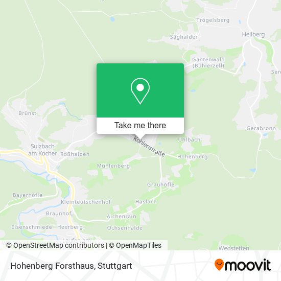 Карта Hohenberg Forsthaus