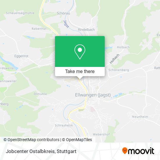 Jobcenter Ostalbkreis map