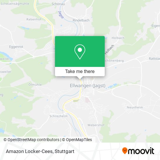 Amazon Locker-Cees map