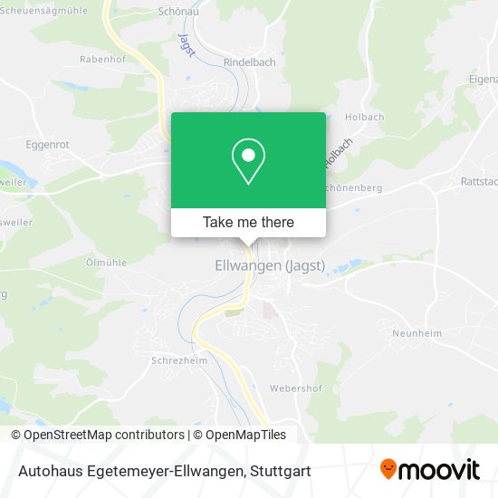 Карта Autohaus Egetemeyer-Ellwangen