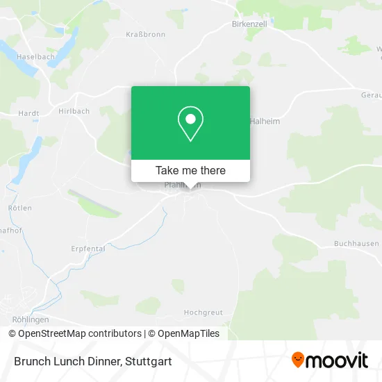 Brunch Lunch Dinner map