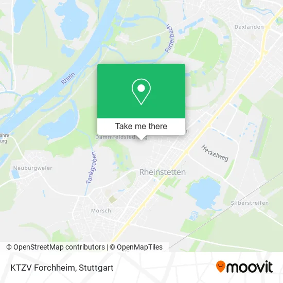Карта KTZV Forchheim