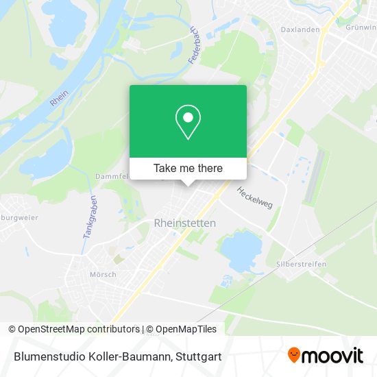 Blumenstudio Koller-Baumann map