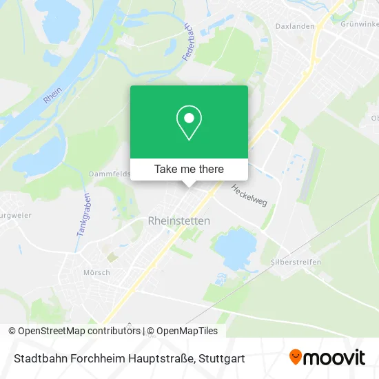 Карта Stadtbahn Forchheim Hauptstraße