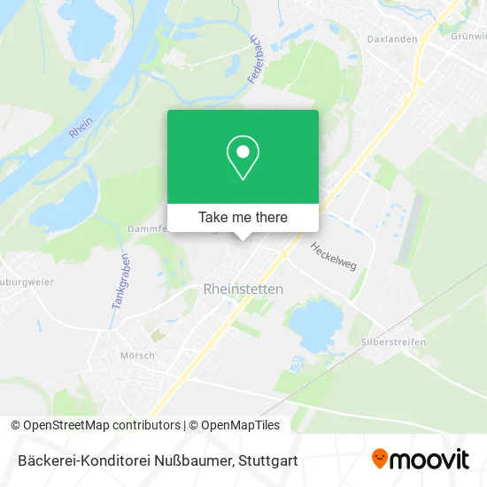 Карта Bäckerei-Konditorei Nußbaumer