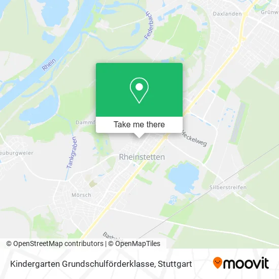 Карта Kindergarten Grundschulförderklasse