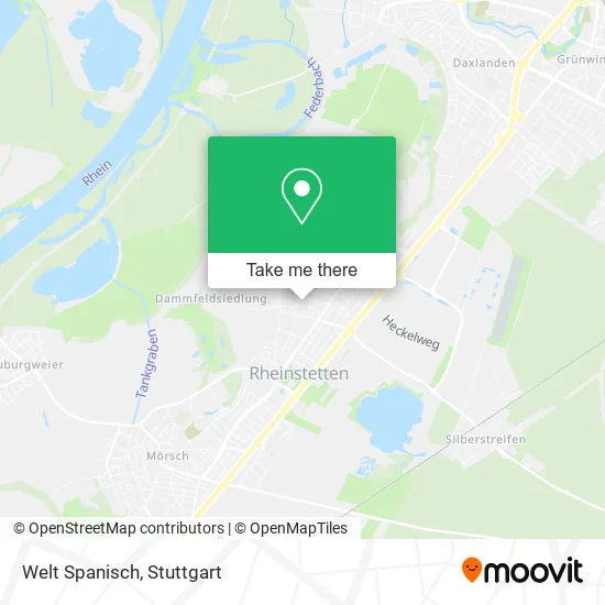 Карта Welt Spanisch