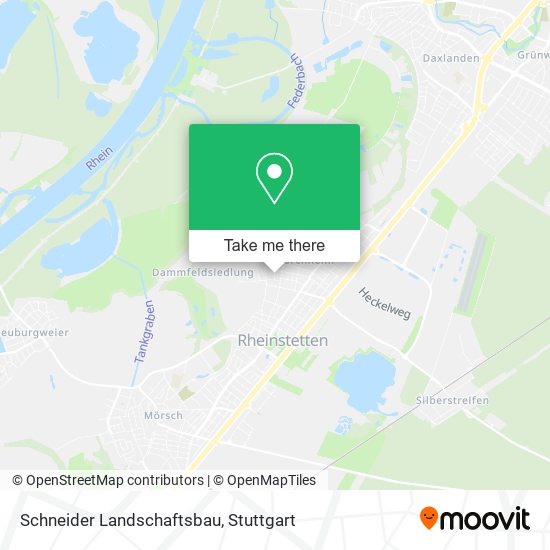 Schneider Landschaftsbau map