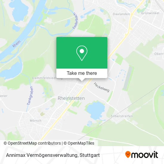 Карта Annimax Vermögensverwaltung