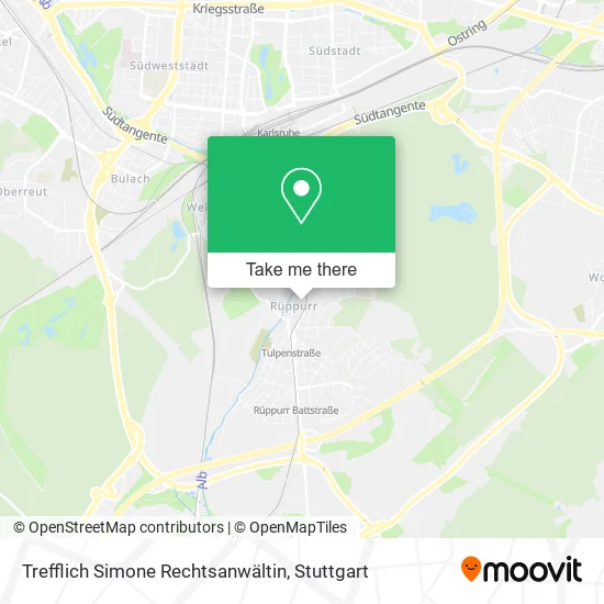 Карта Trefflich Simone Rechtsanwältin