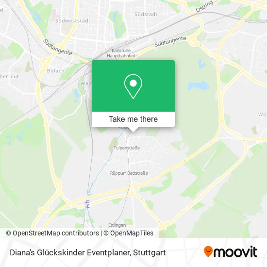 Карта Diana's Glückskinder Eventplaner