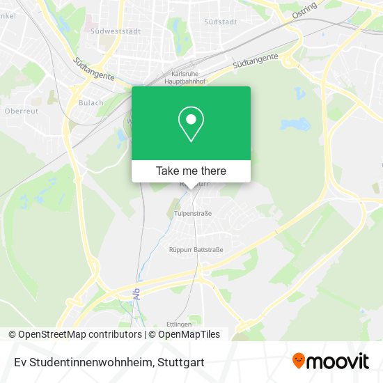Ev Studentinnenwohnheim map
