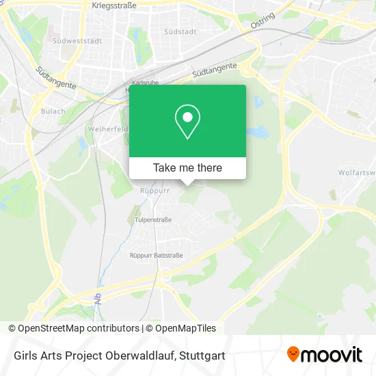 Карта Girls Arts Project Oberwaldlauf