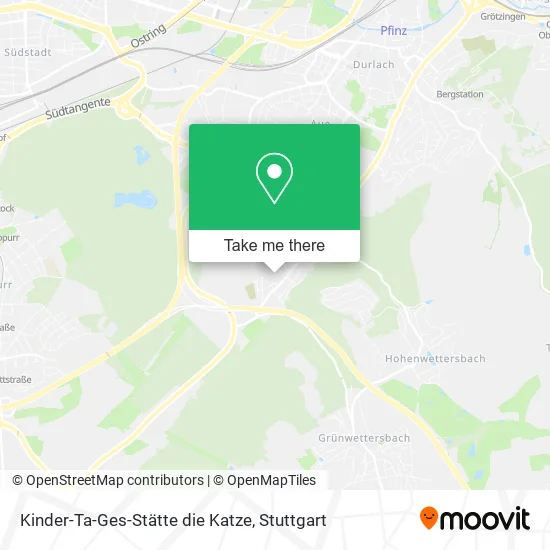 Карта Kinder-Ta-Ges-Stätte die Katze