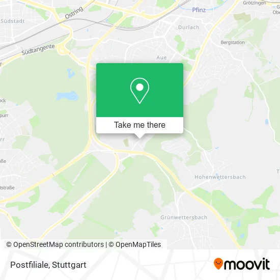 Карта Postfiliale