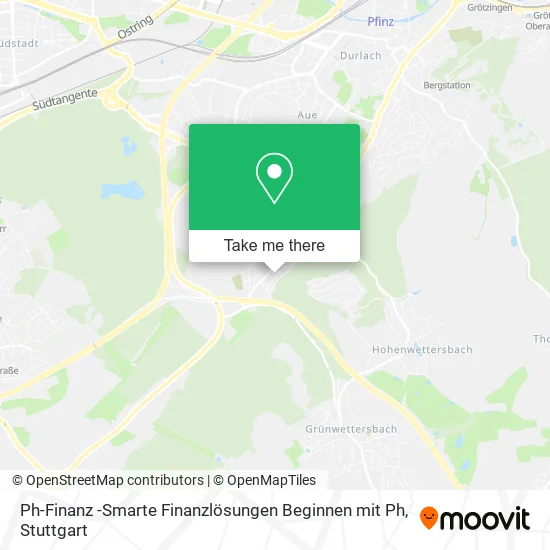 Карта Ph-Finanz -Smarte Finanzlösungen Beginnen mit Ph