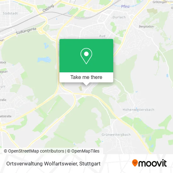 Карта Ortsverwaltung Wolfartsweier