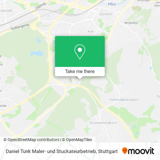 Daniel Tunk Maler- und Stuckateurbetrieb map