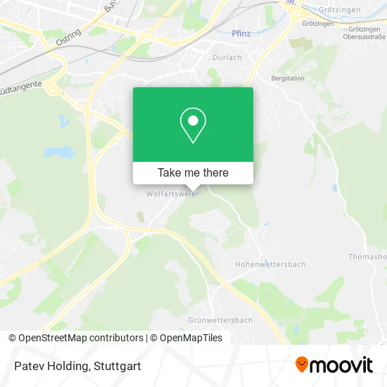 Карта Patev Holding