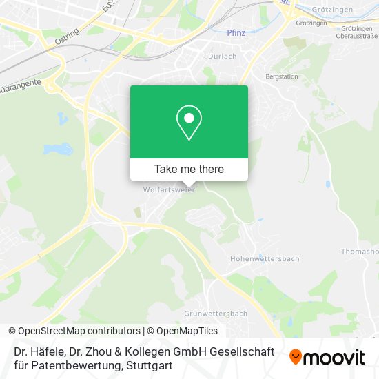 Dr. Häfele, Dr. Zhou & Kollegen GmbH Gesellschaft für Patentbewertung map