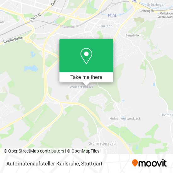 Automatenaufsteller Karlsruhe map