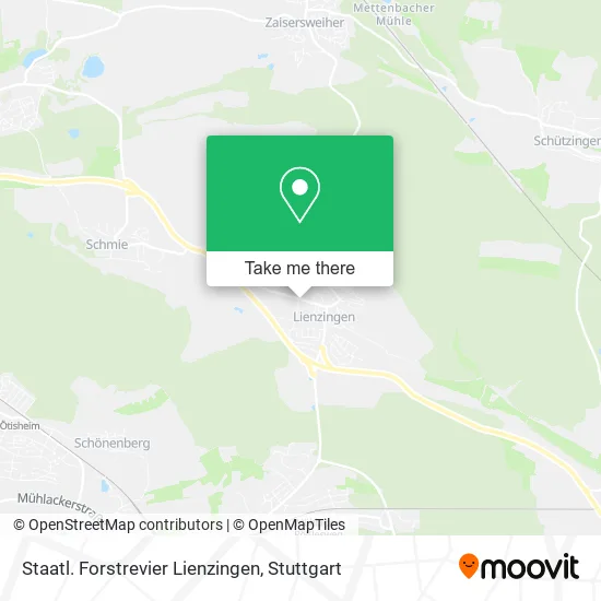 Карта Staatl. Forstrevier Lienzingen