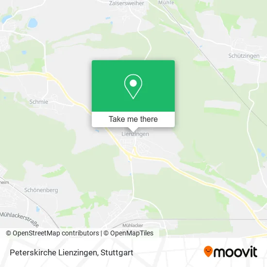 Карта Peterskirche Lienzingen