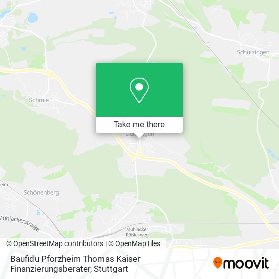 Baufidu Pforzheim Thomas Kaiser Finanzierungsberater map