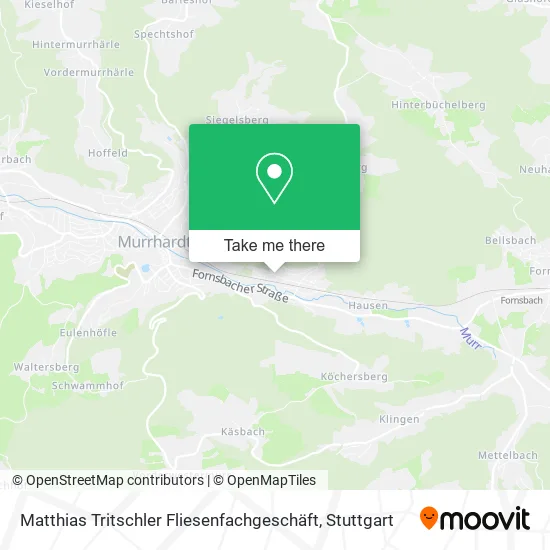Карта Matthias Tritschler Fliesenfachgeschäft