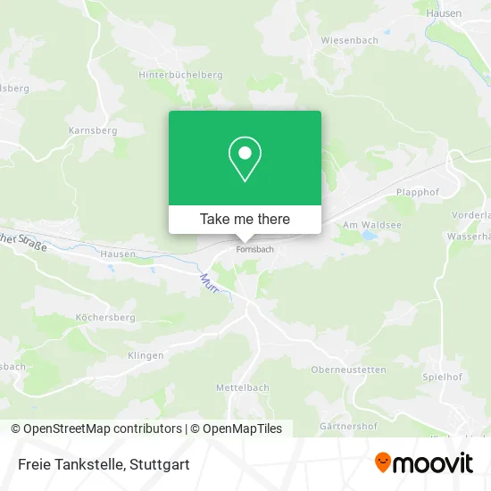 Карта Freie Tankstelle