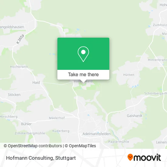 Карта Hofmann Consulting