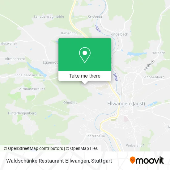 Карта Waldschänke Restaurant Ellwangen