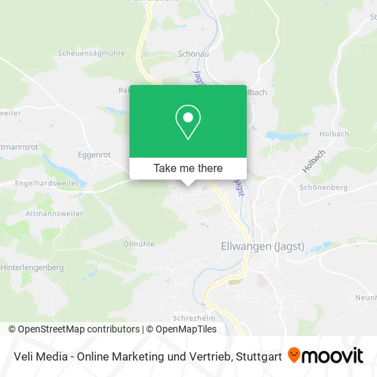 Карта Veli Media - Online Marketing und Vertrieb