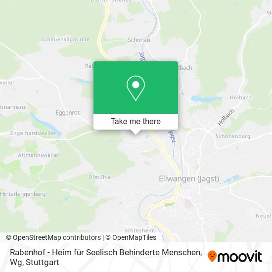 Rabenhof - Heim für Seelisch Behinderte Menschen, Wg map