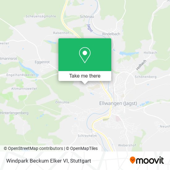 Карта Windpark Beckum Elker VI