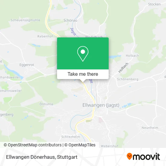 Карта Ellwangen Dönerhaus