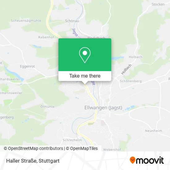 Карта Haller Straße