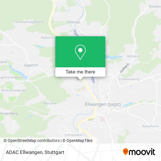 ADAC Ellwangen map