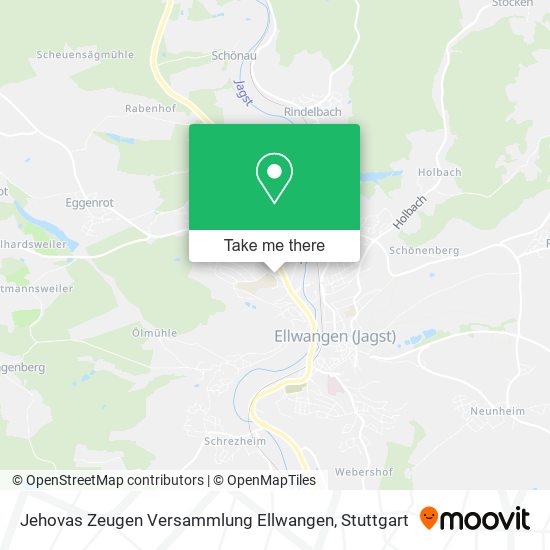Jehovas Zeugen Versammlung Ellwangen map