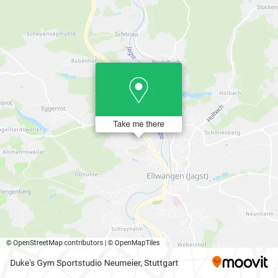 Duke's Gym Sportstudio Neumeier map
